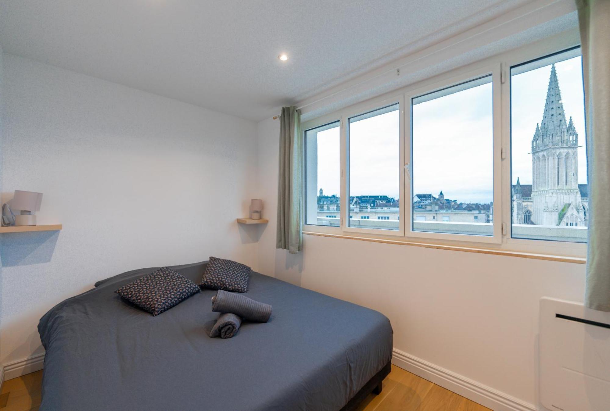 Appt Premium Centre Chateau Terrasse 2 Chambres 6P Vue Exceptionnelle Caen Exterior foto